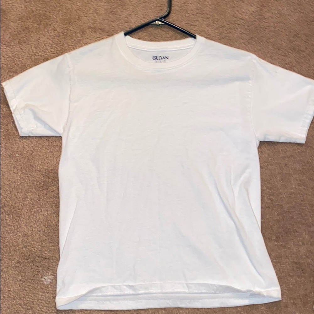 Plain clean white t-shirt